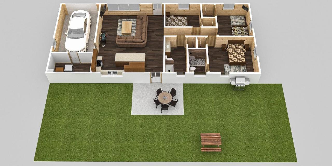 The Brick House: Brand New! 3 Bedroom Home With Private Driveway 鸽子谷 外观 照片