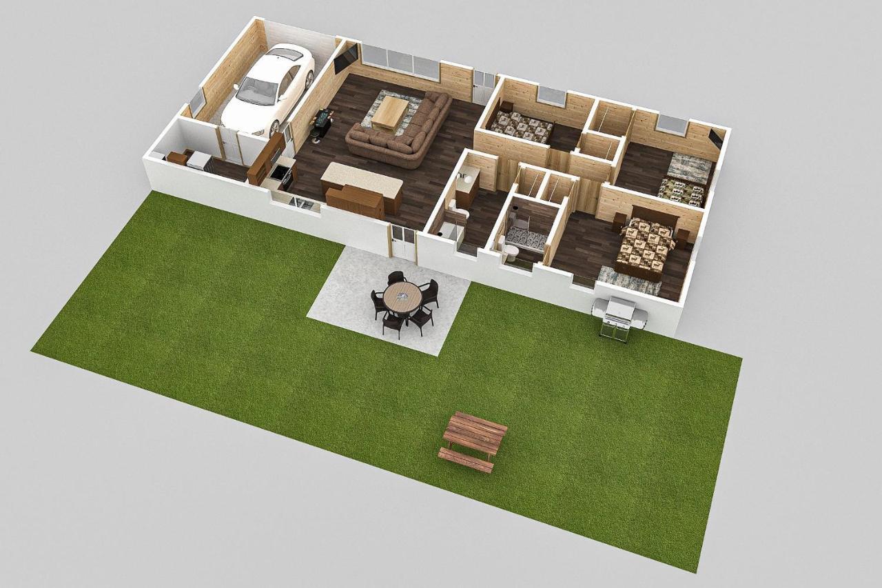The Brick House: Brand New! 3 Bedroom Home With Private Driveway 鸽子谷 外观 照片