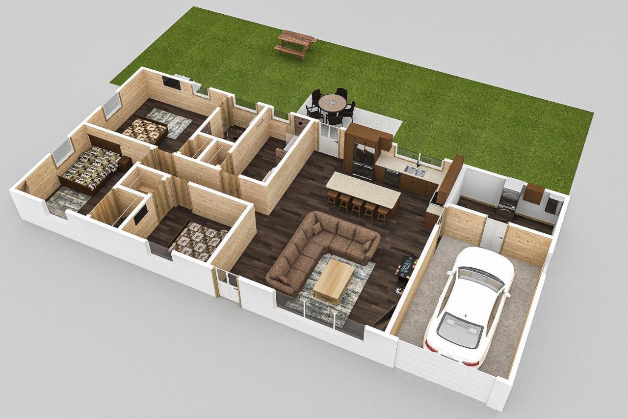 The Brick House: Brand New! 3 Bedroom Home With Private Driveway 鸽子谷 外观 照片
